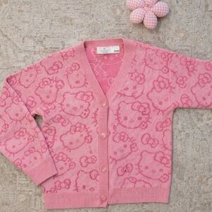 H&M Pink Hello Kitty Cardigan